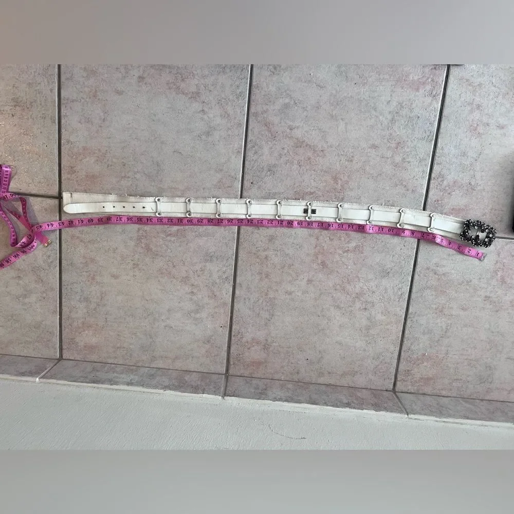 ferre crystal dress belt wide